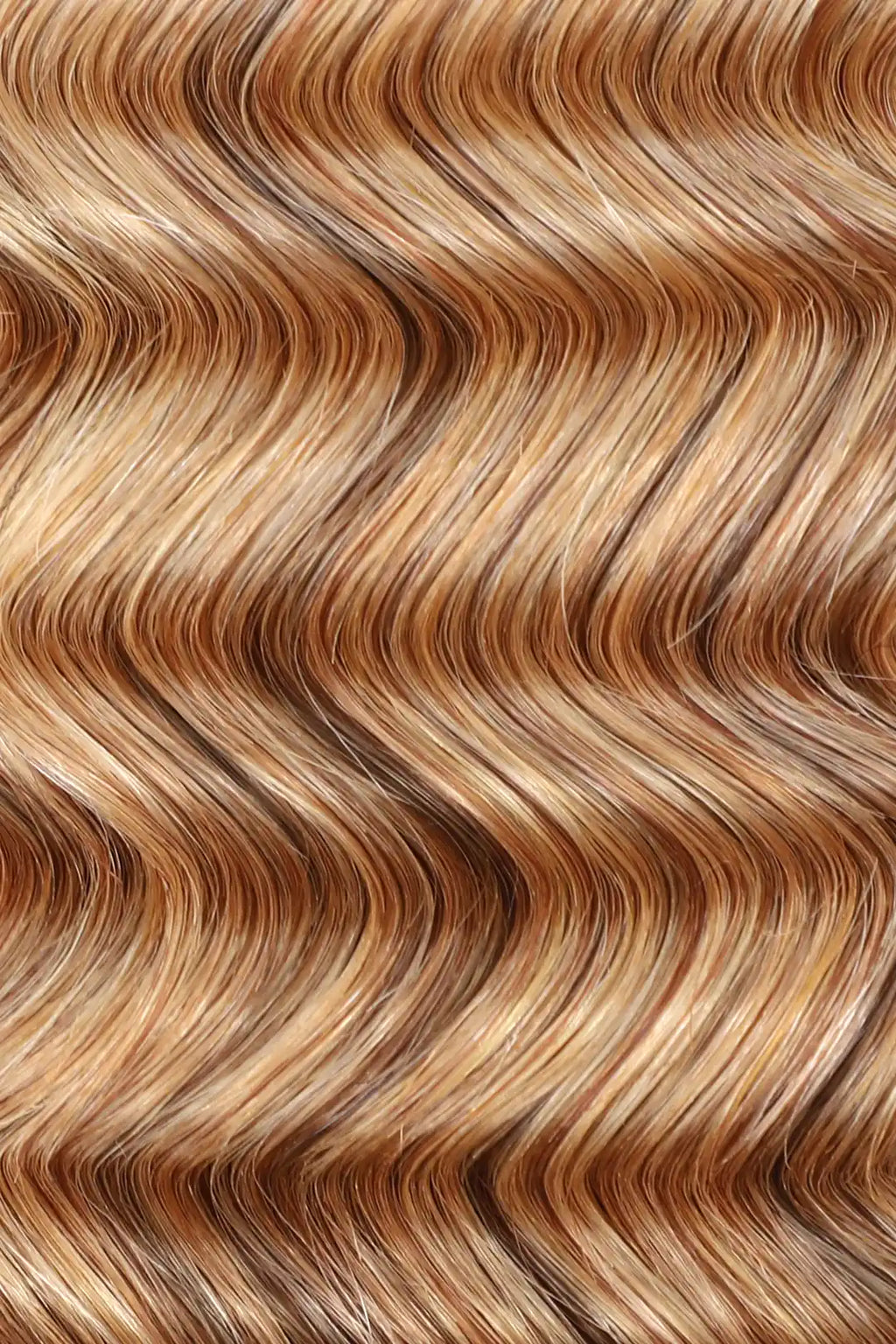 Double Drawn Medium Blonde Bulk Hair Loose Deep Wave BU38