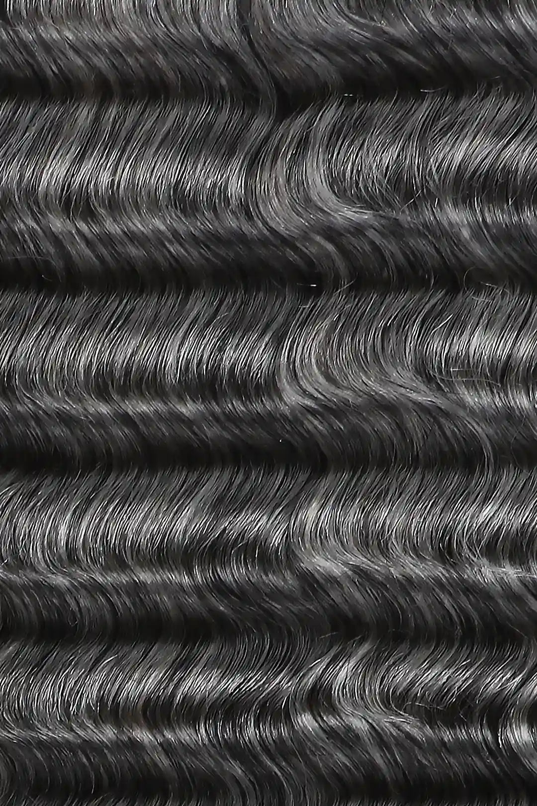Salt and Pepper Bulk Hair Deep Wave for Braiding 70% Gray BU32