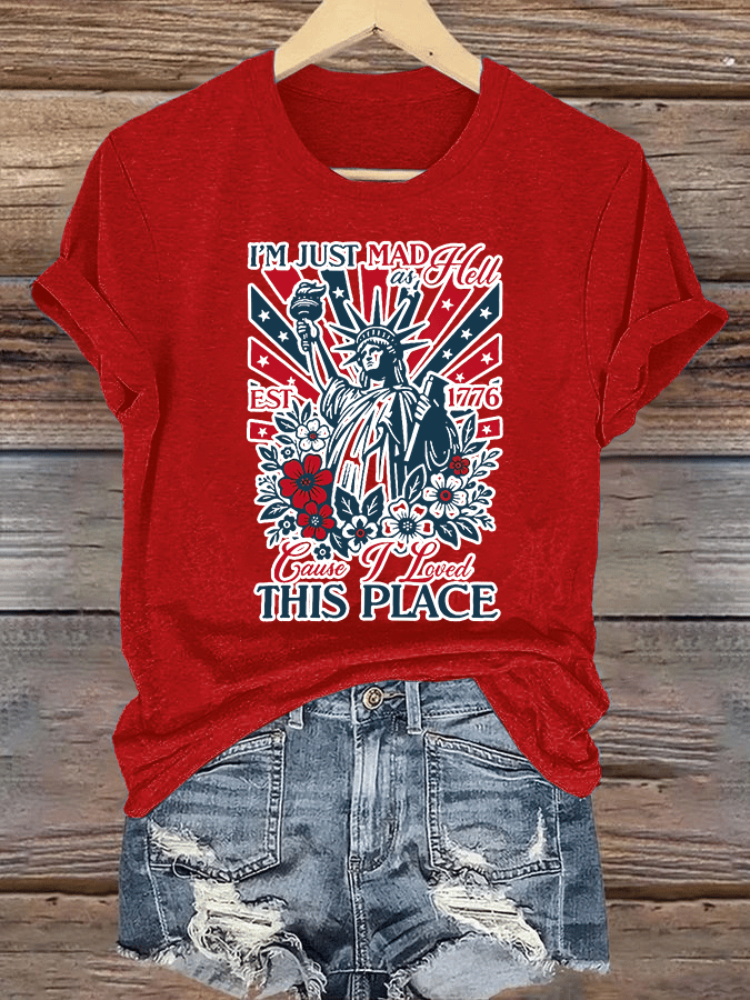 Women's  THIS PLACE Round Neck Printed T-Shirt