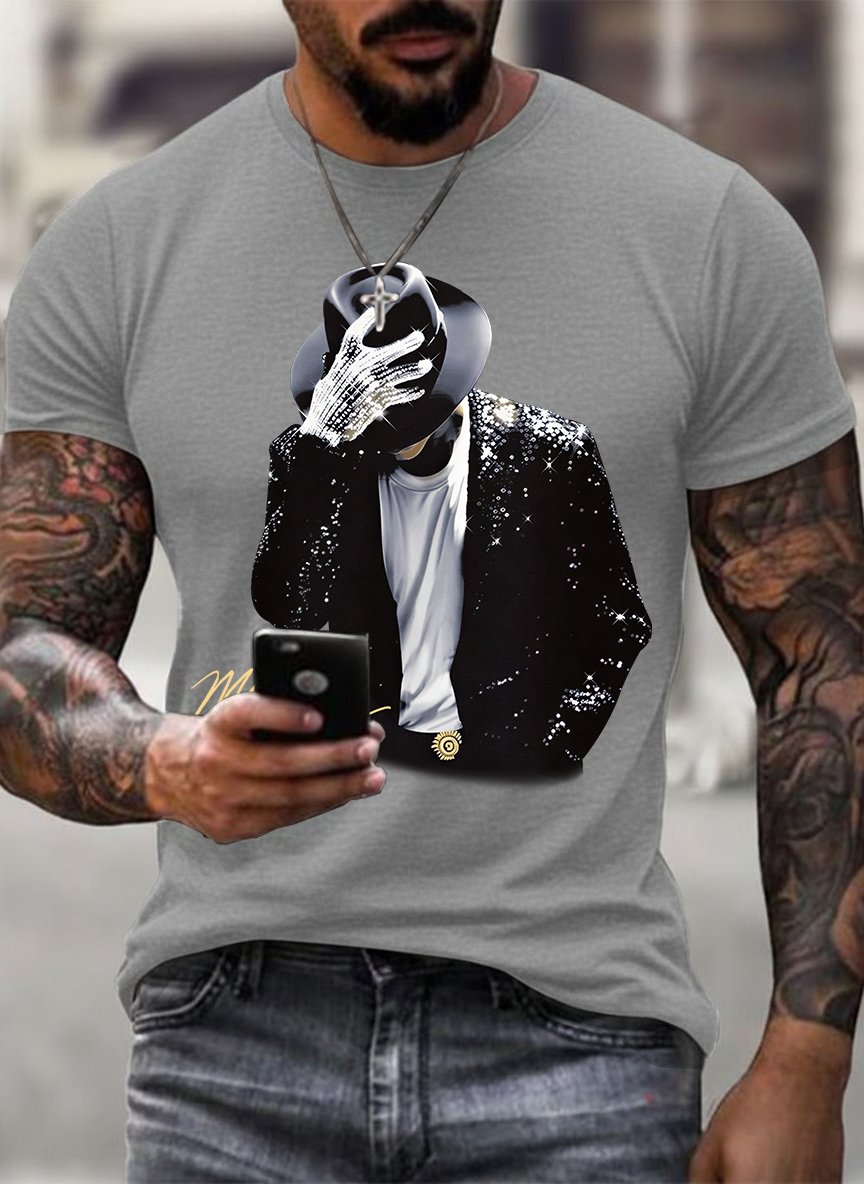 Men's Fun Character Print T-Shirt