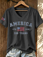 Women's Casual Print Short-Sleeve T-Shirt