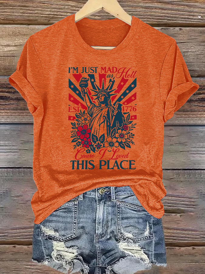 Women's  THIS PLACE Round Neck Printed T-Shirt