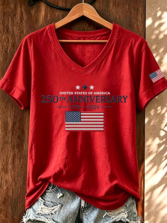 Women's Casual U.S. 250th Anniversary T-Shirt