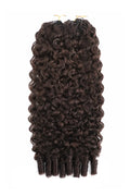 Dark Brown #4 Burmese Curly with Spiral Curls Crochet Miracle Knots Hair