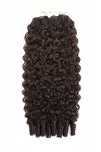 Dark Brown #4 Burmese Curly with Spiral Curls Crochet Miracle Knots Hair