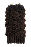 Dark Brown Ombre Burmese Curly with Spiral Curls Crochet Hair - T1B/4