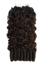 Dark Brown Ombre Burmese Curly with Spiral Curls Crochet Hair - T1B/4