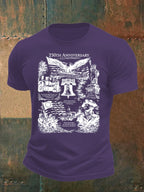 Men's  Retro USA 250th Anniversary Print T-Shirt
