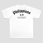 Philippians 4:13 I Can Do All Things Through Him Who Strengthens Me Printed Men's T-shirt