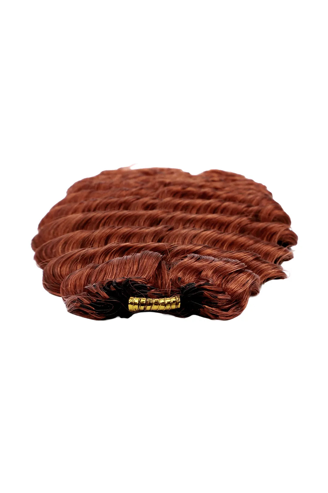 350# Ginger Deep Wave Feather Crochet Miracle Knots Human Hair