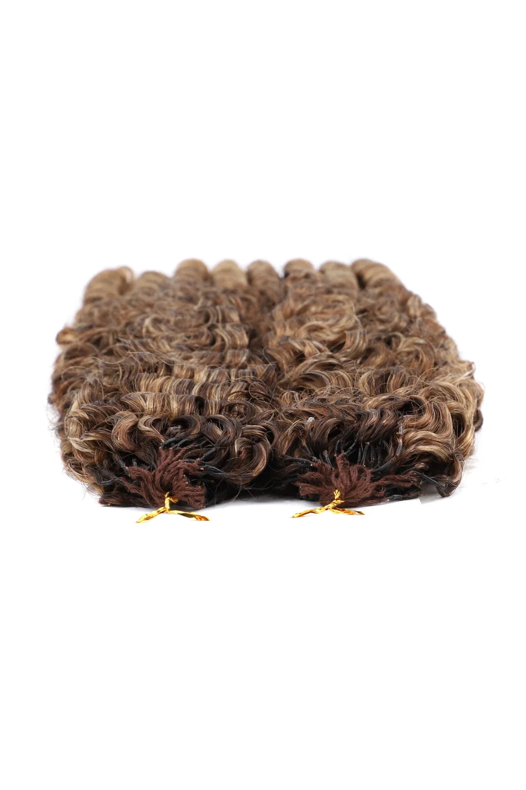 #4A/27/30 Mixed Color Burmese Curly with Spiral Curls Crochet Hair for Miracle Knots