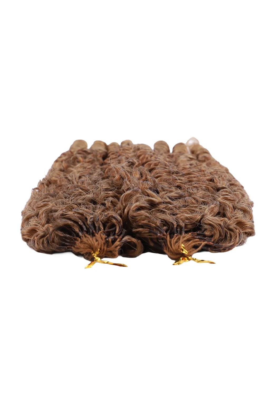 Auburn Brown #30 Burmese Curly with Spiral Curls Crochet Miracle Knots Hair