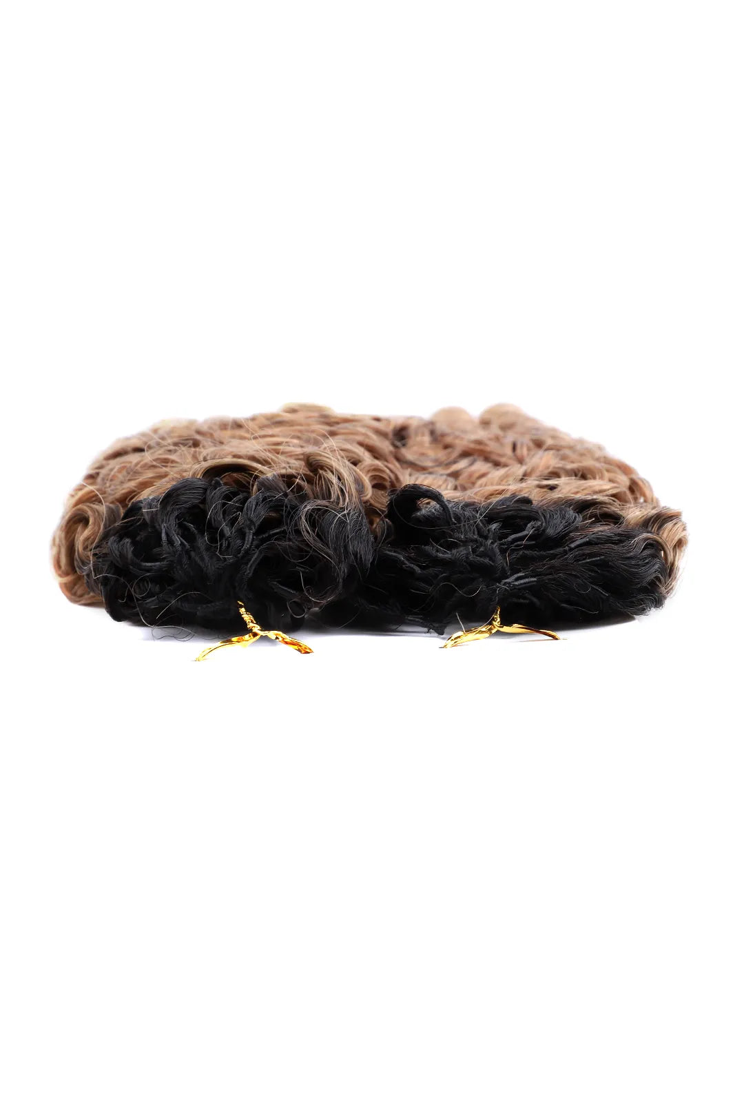 Auburn Brown Ombre Burmese Curly with Spiral Curls Crochet Hair - T1B/30