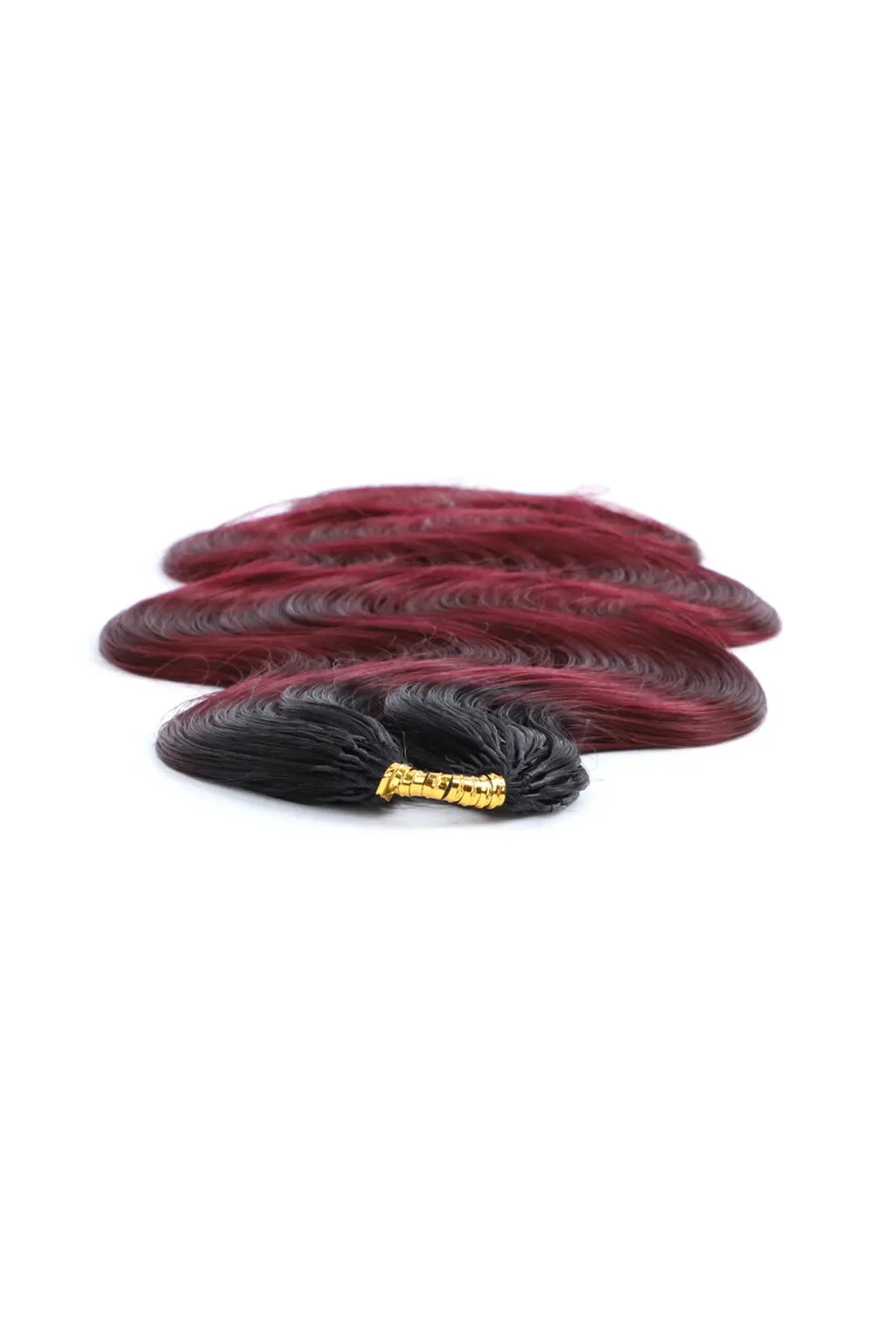 Double Drawn Burgundy Ombre Body Wave Crochet Hair - T1B/99J