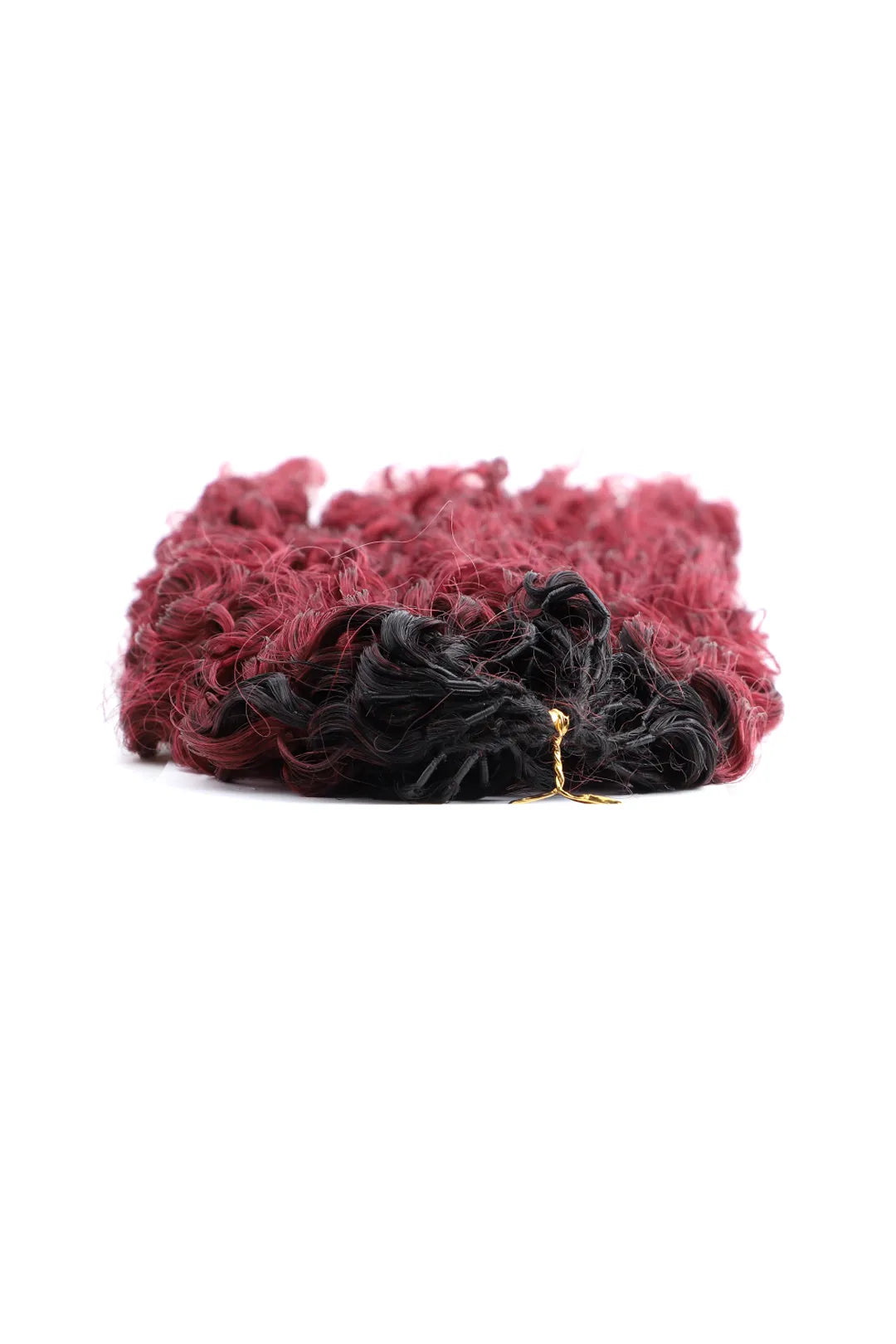 Burgundy Ombre Water Deep Wave Feather Crochet Hair - T1B/99J