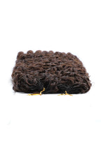 Dark Brown #4 Burmese Curly with Spiral Curls Crochet Miracle Knots Hair