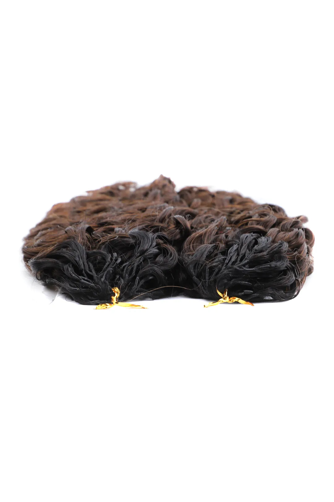 Dark Brown Ombre Water Deep Wave Feather Crochet Hair - T1B/4A