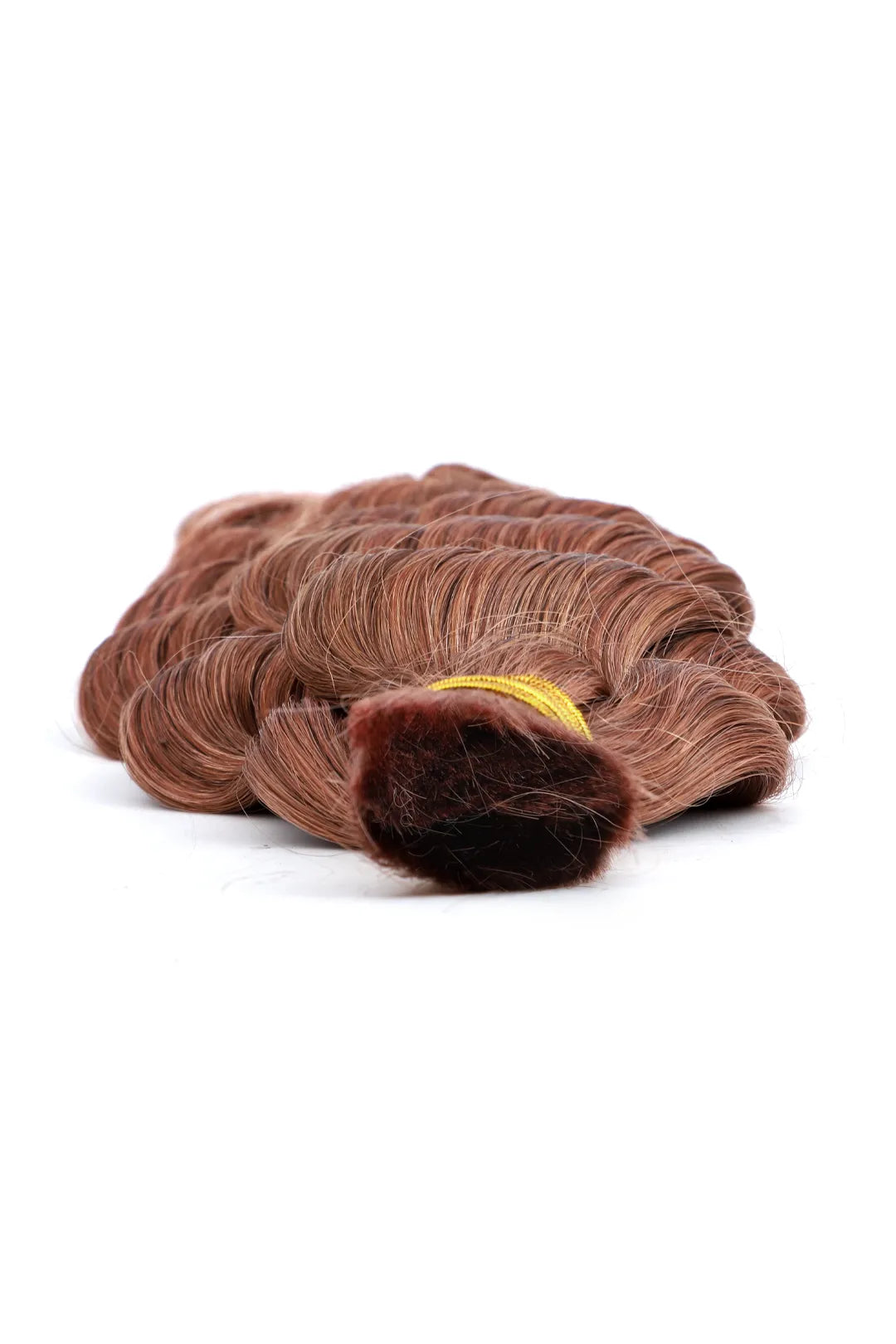 Double Drawn #30 Medium Auburn Brown Bulk Hair Loose Wave BU66
