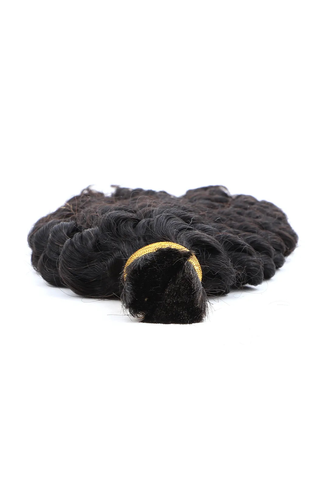 Double Drawn Burmese Curly Bulk Human Hair For Braiding BU49