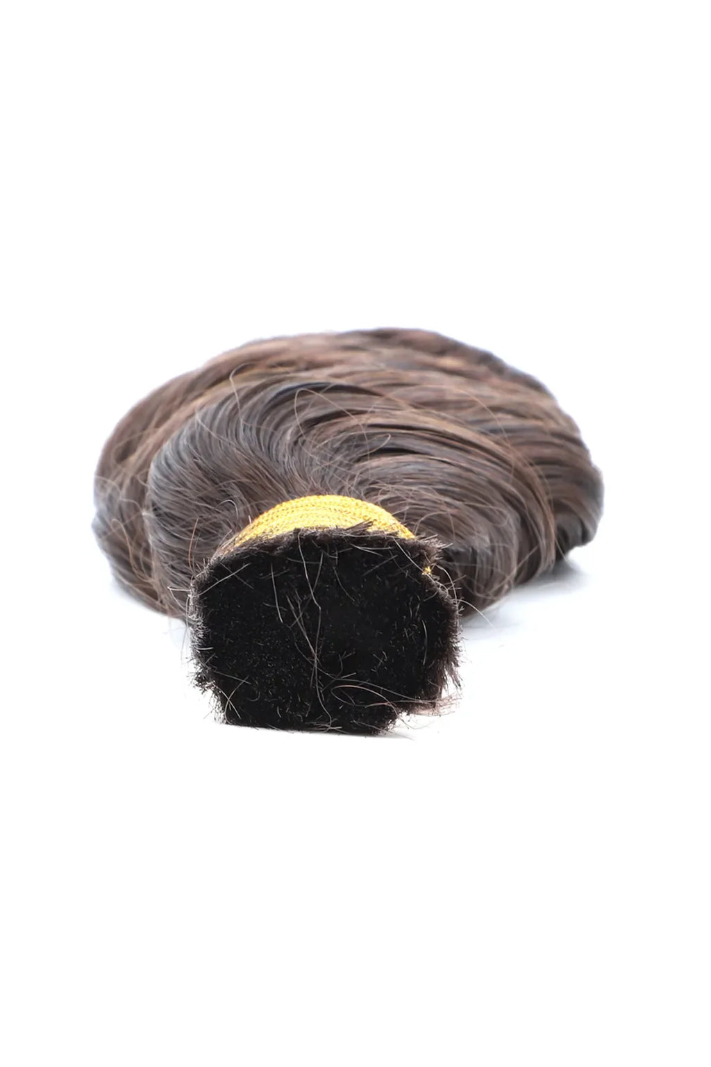 Double Drawn Dark Brown Loose Wave Bulk Hair For Braiding BU63
