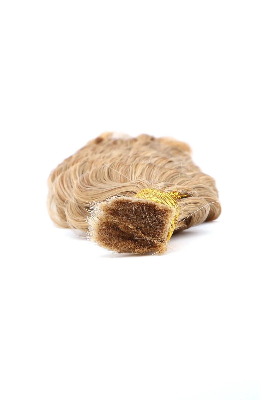 Double Drawn Medium Blonde Bulk Hair Loose Deep Wave BU38