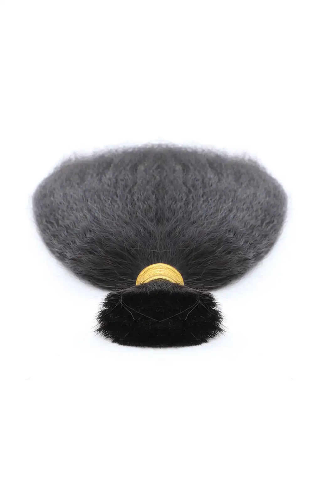 Kinky Straight Bulk Hair For Braiding Natural Black BU10
