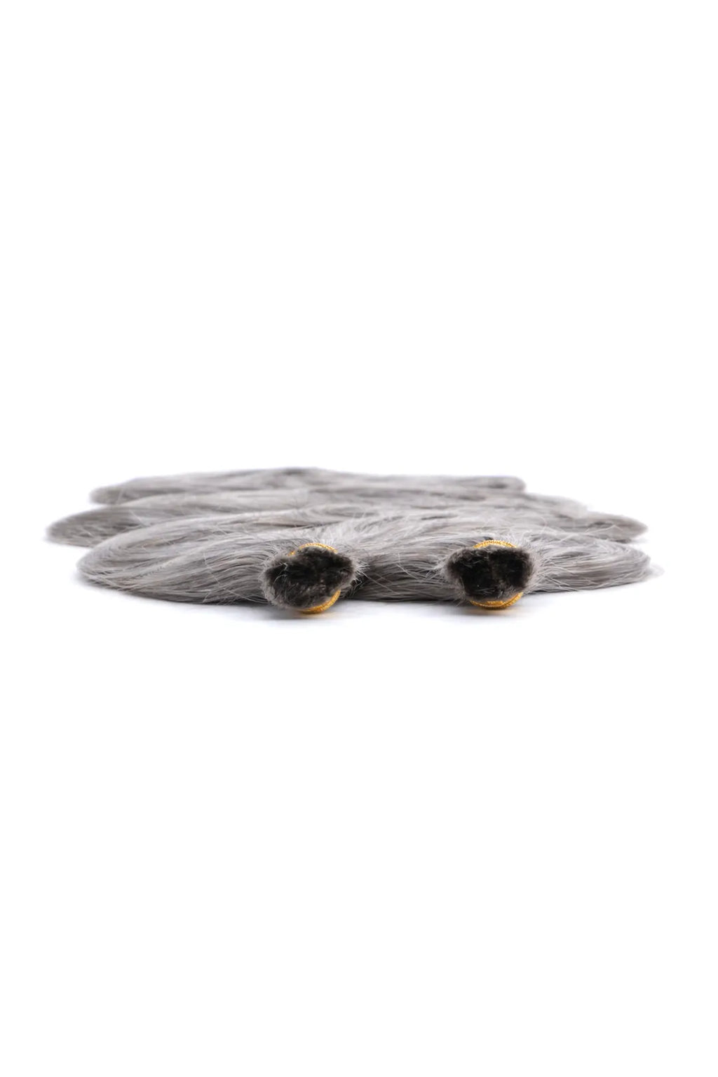 Salt and Pepper Bulk Hair Body Wave for Braiding 70% Gray BU75