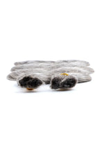 Salt and Pepper Bulk Hair Body Wave for Braiding 85% Gray BU76