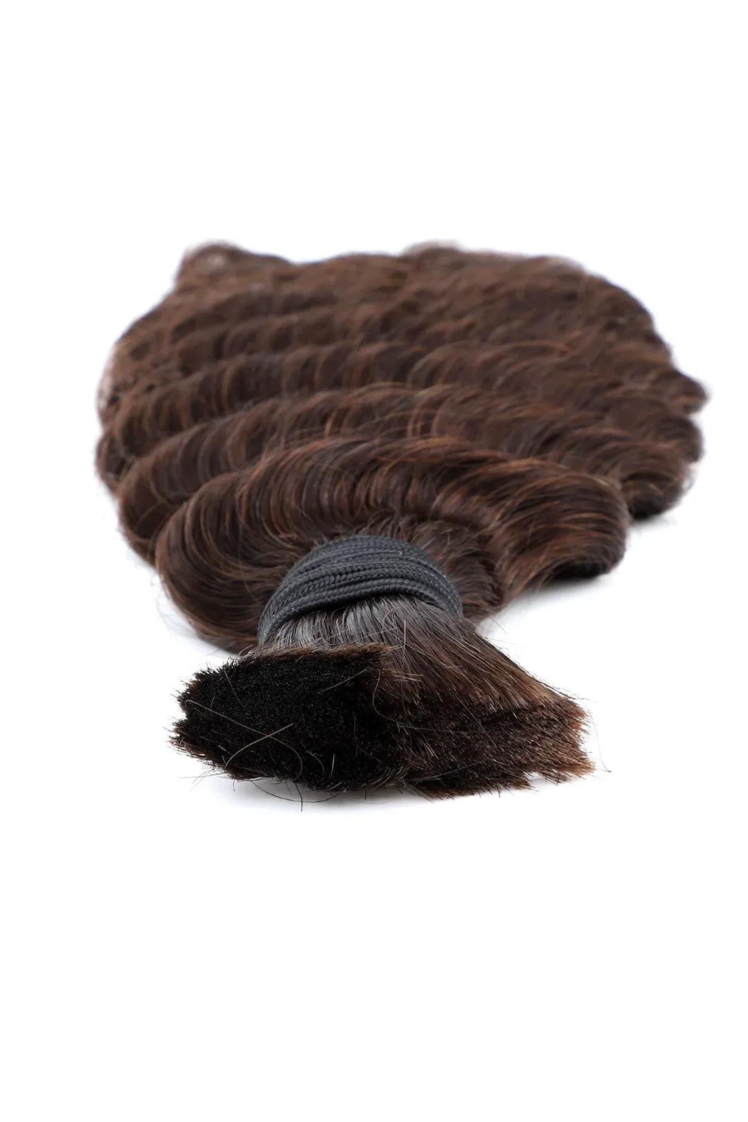 #4 Dark Brown Deep Wave Bulk Human Hair For Braiding BU21