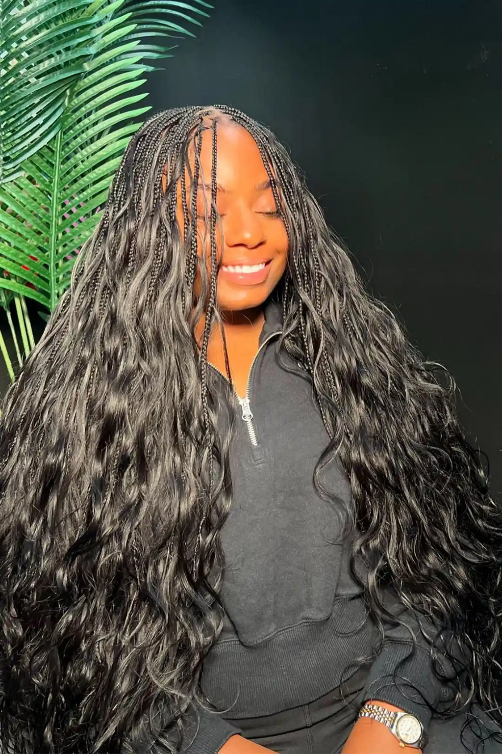 Body Wave Bulk Human Hair For Braiding Natural Black BU08