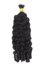Double Drawn Burmese Curly with Spiral Curls Ends Bulk Hair