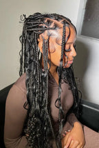 Loose Wave Bulk Hair For Braiding Natural Black BU02