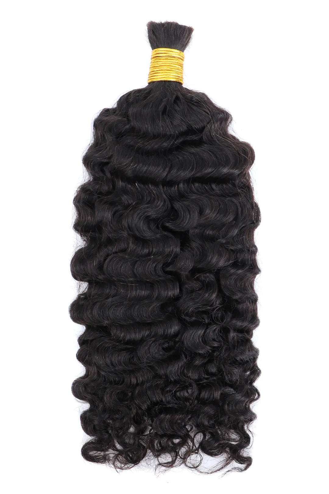 Double Drawn Water Deep Wave Bulk Human Hair For Braiding