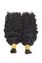 Double Drawn Water Deep Wave Bulk Human Hair For Braiding