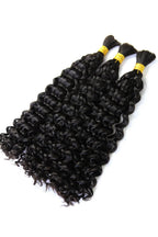 Water Wave Bulk Hair For Braiding Natural Black BU14