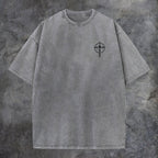 Iron Sharpens Iron Printed Oversize Washed T-Shirt