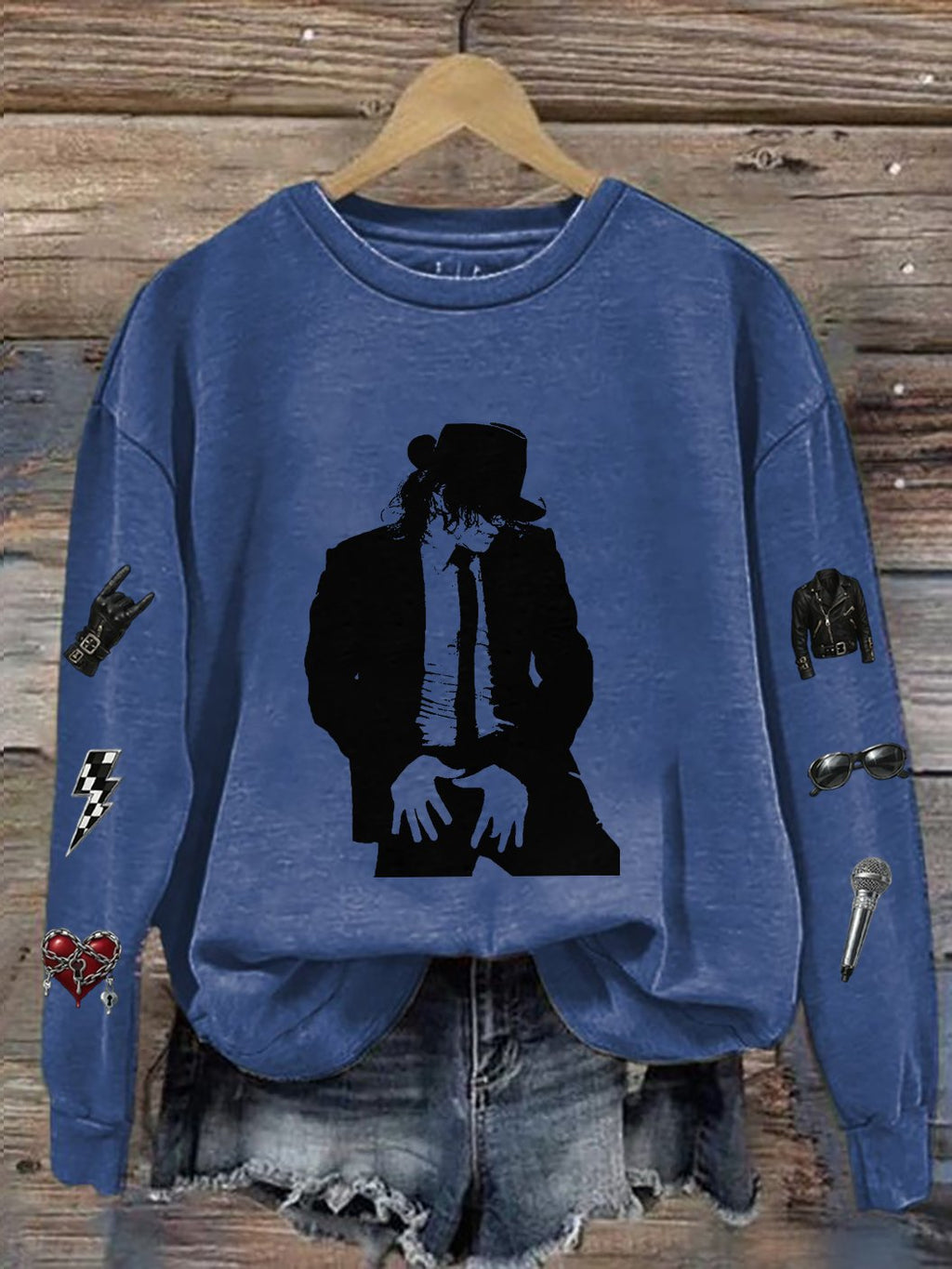 Women's Superstar Art Print Casual Sweatshirt