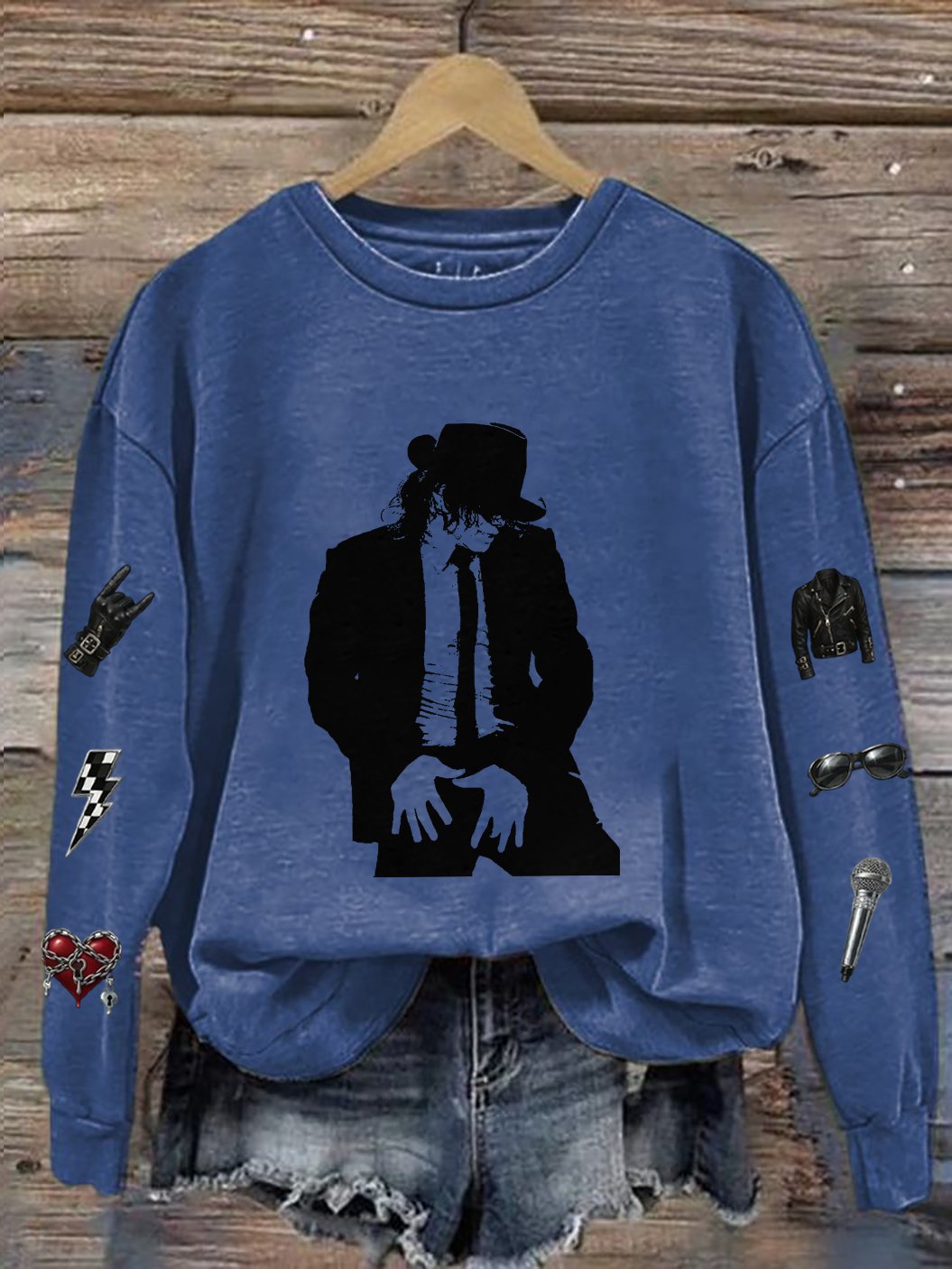 Women's Superstar Art Print Casual Sweatshirt