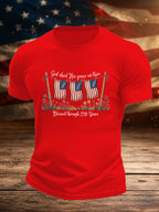 Men's Blessed through 250 Years Printed T-Shirt