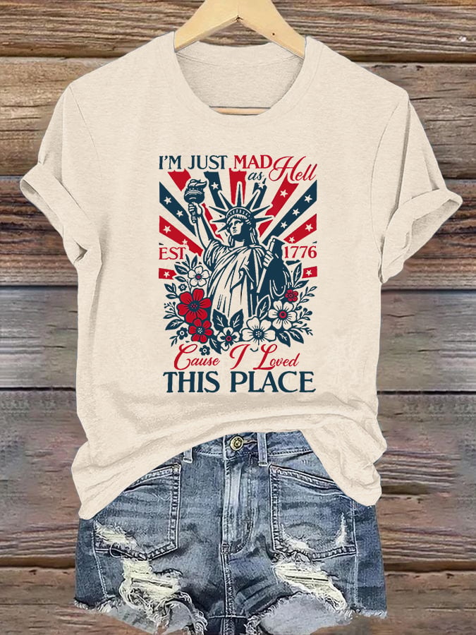 Women's  THIS PLACE Round Neck Printed T-Shirt