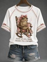 Women's Jesus Thinks I'm A Delight  T-Shirts