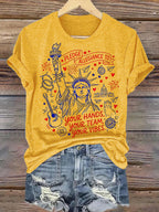 Women's  Pledge Allegiance To Your Hands Your Team Your Vibes Shirt