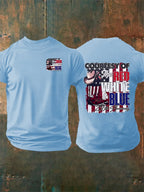 Men's  Courtesy Of Red White And Blue, 250th Anniversary Freedom T-Shirt