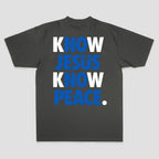 Know Jesus Know Peace Printed Men's T-shirt