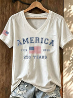Women's Casual Print Short-Sleeve T-Shirt