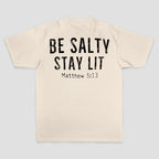 Be Salty Stay Lit Printed Men's T-shirt