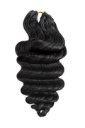 Double Drawn Feather Crochet Hair Extension Loose Wave Human Hair