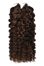 #4/30 Mixed Color Water Deep Wave Feather Crochet Human Hair
