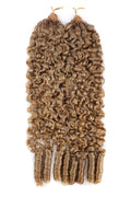 Honey Blonde #27 Burmese Curly with Spiral Curls Crochet Miracle Knots Hair