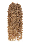 Honey Blonde #27 Water Deep Wave Feather Crochet Miracle Knots Hair